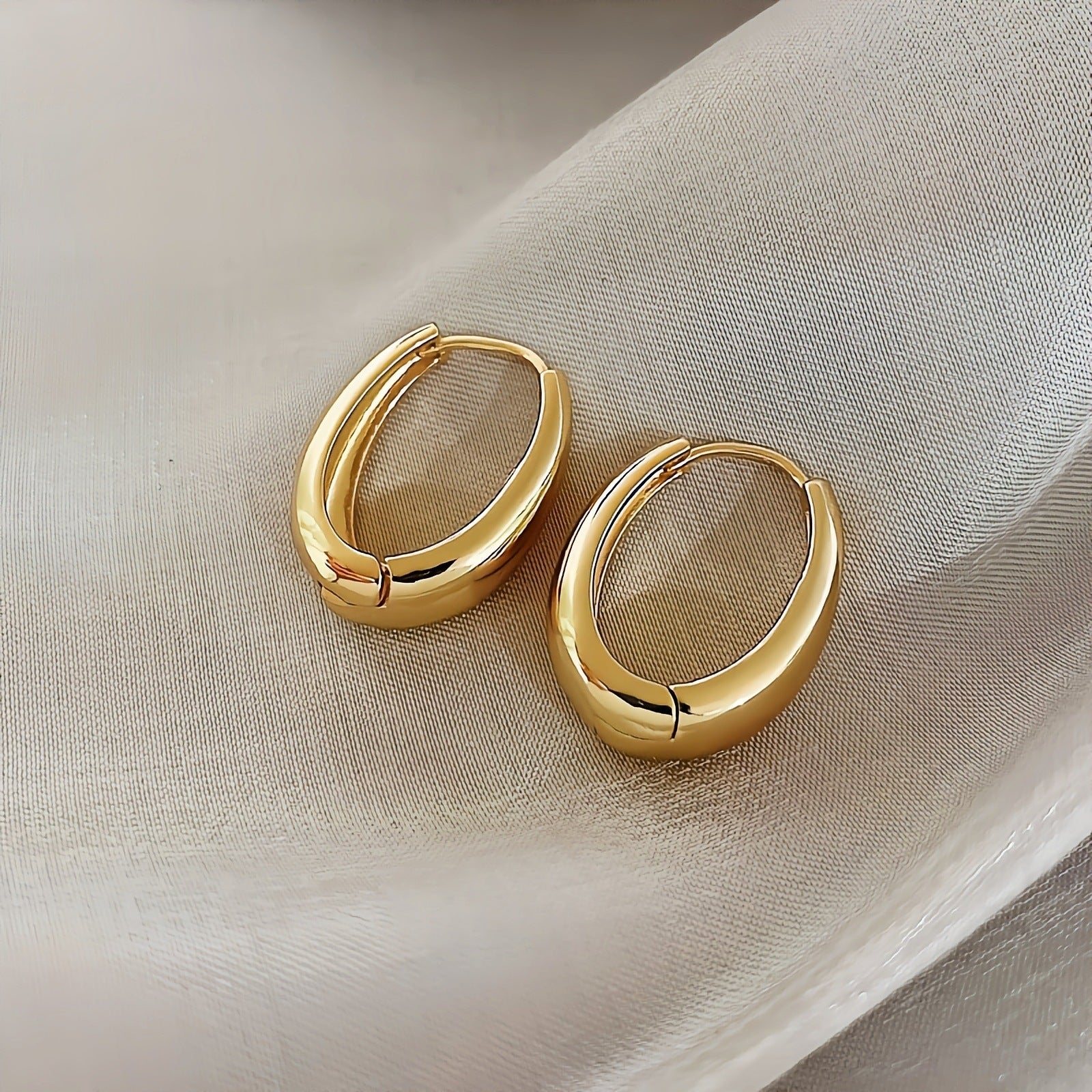 Valentina gold hoop earrings