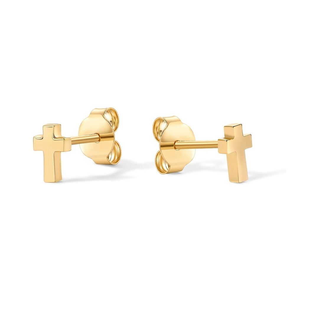 Slat Cross Earrings – Crafted for Sophisticated Style