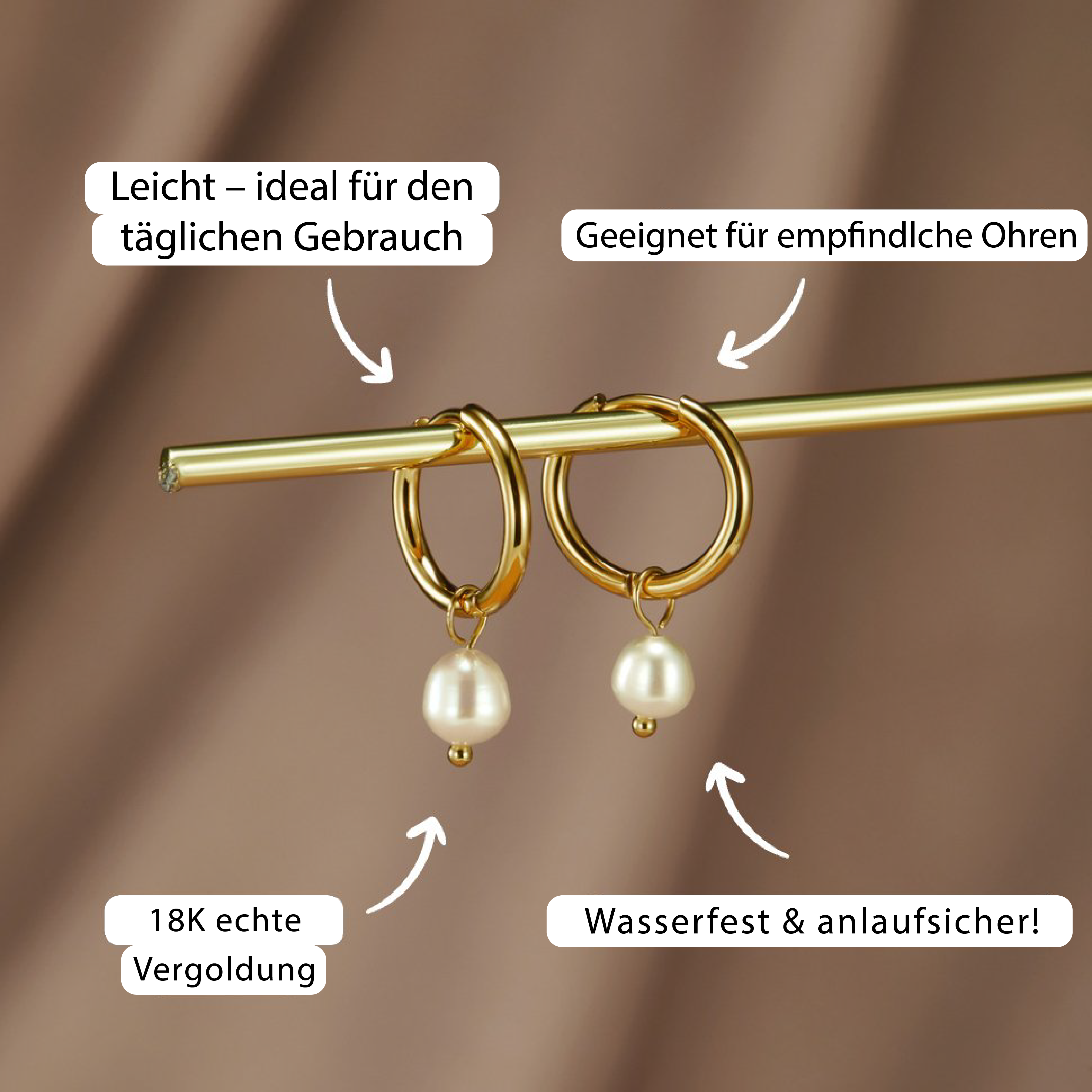 Bella Freshwater Pearl Earrings