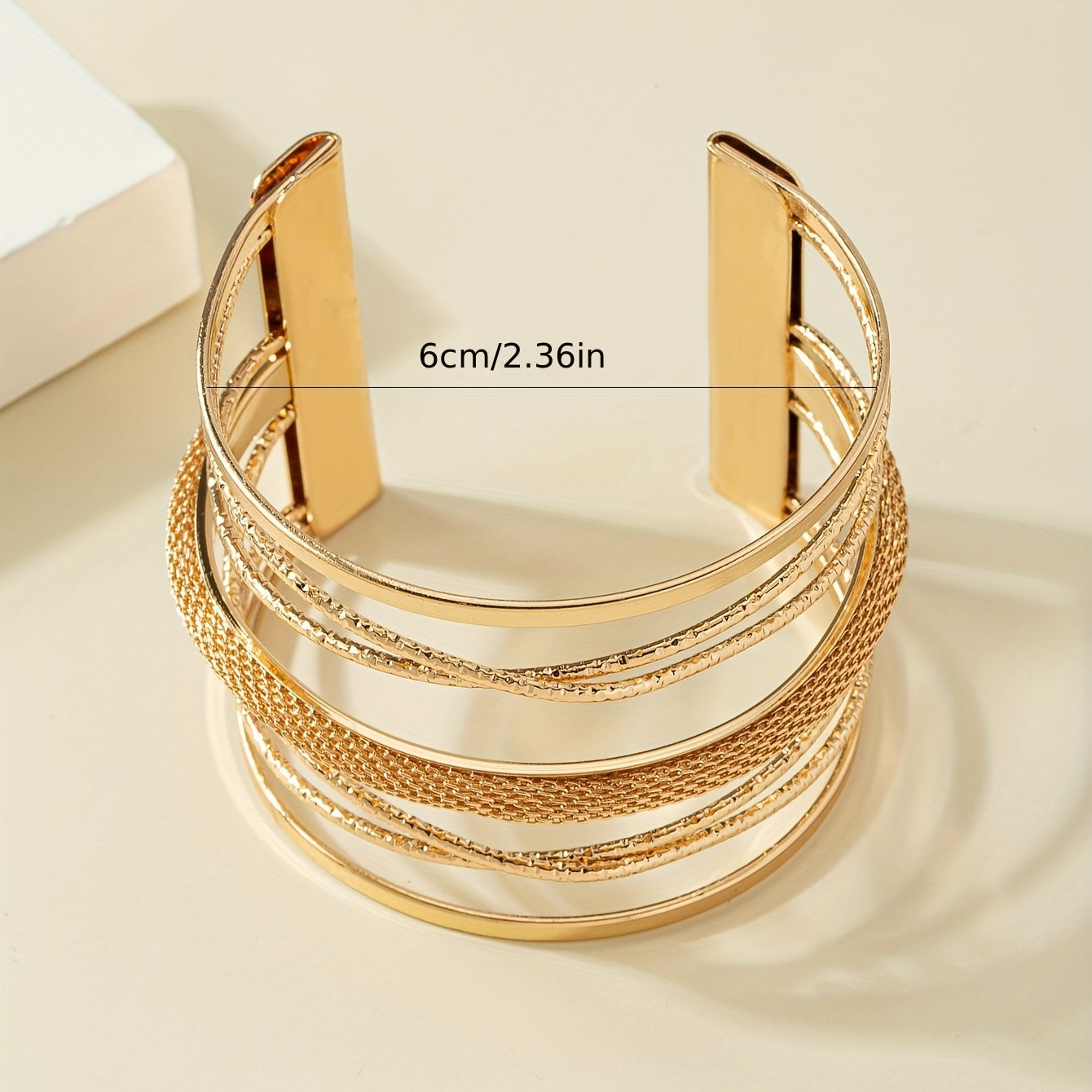 Chic & Stylish Geometric Open Cuff Bracelet