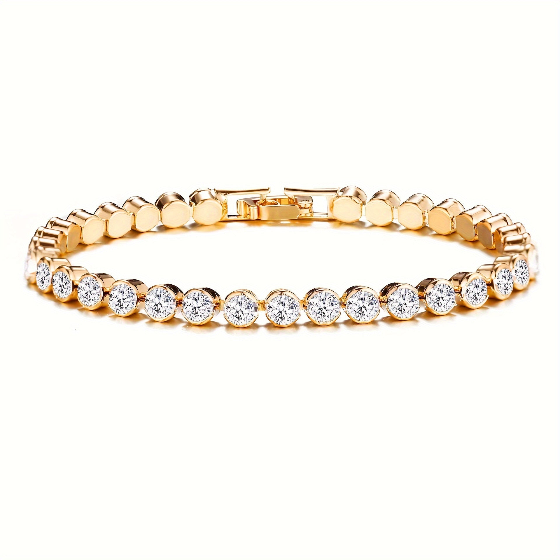 Elegant Zirconia Bracelet – Sparkling Cubic Zirconia