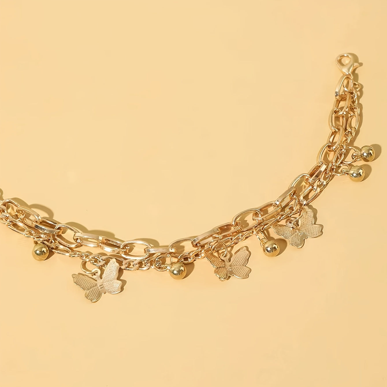 Faye | Elegant Butterfly Charm Bracelet