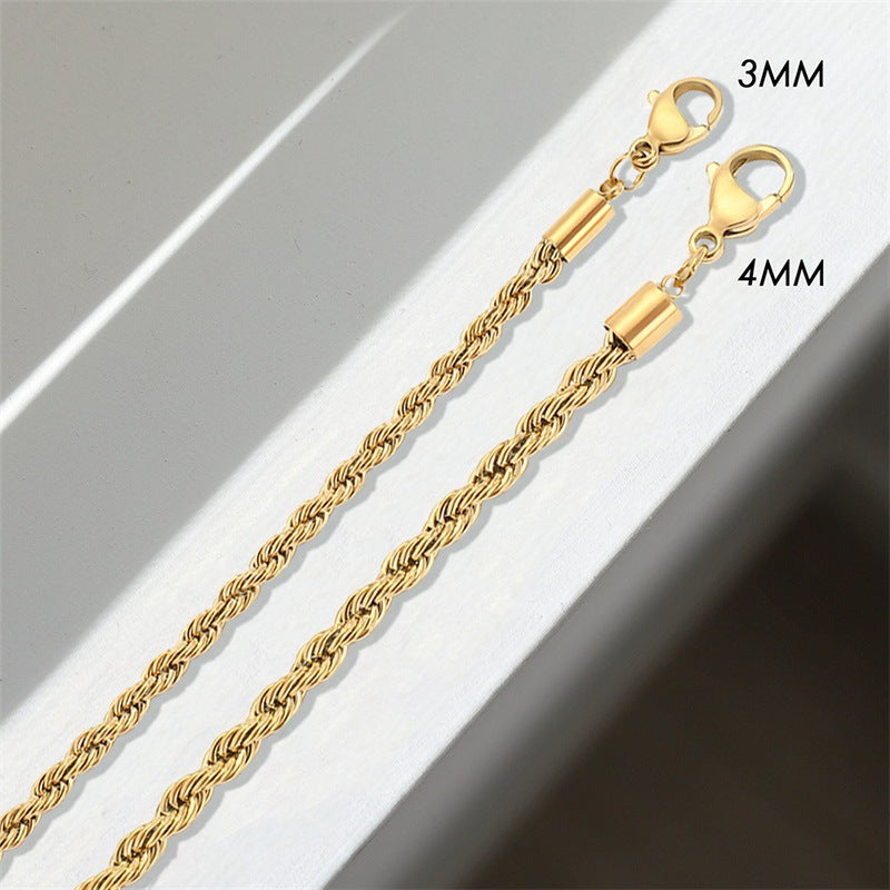 Olivia twisted necklace