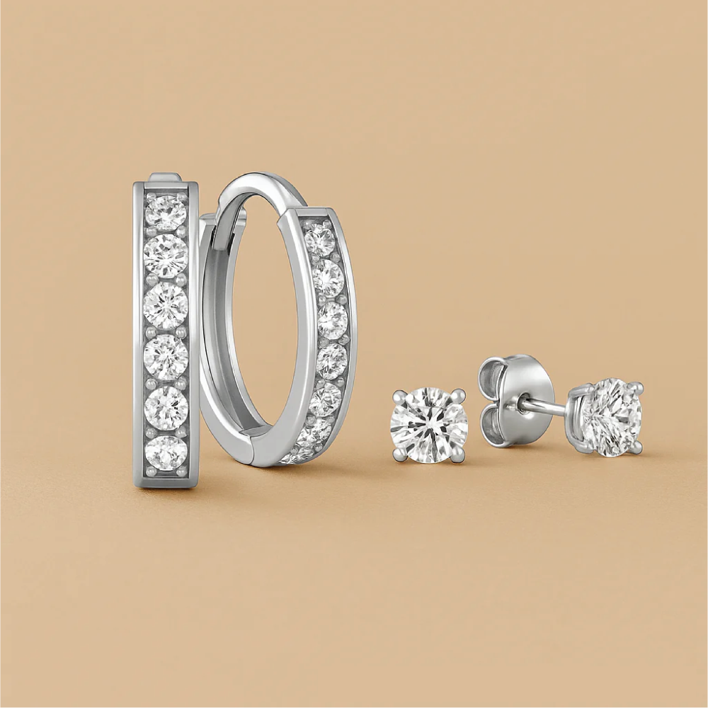 Dara Brilliant Earrings – Crafted in Radiant 14K Gold