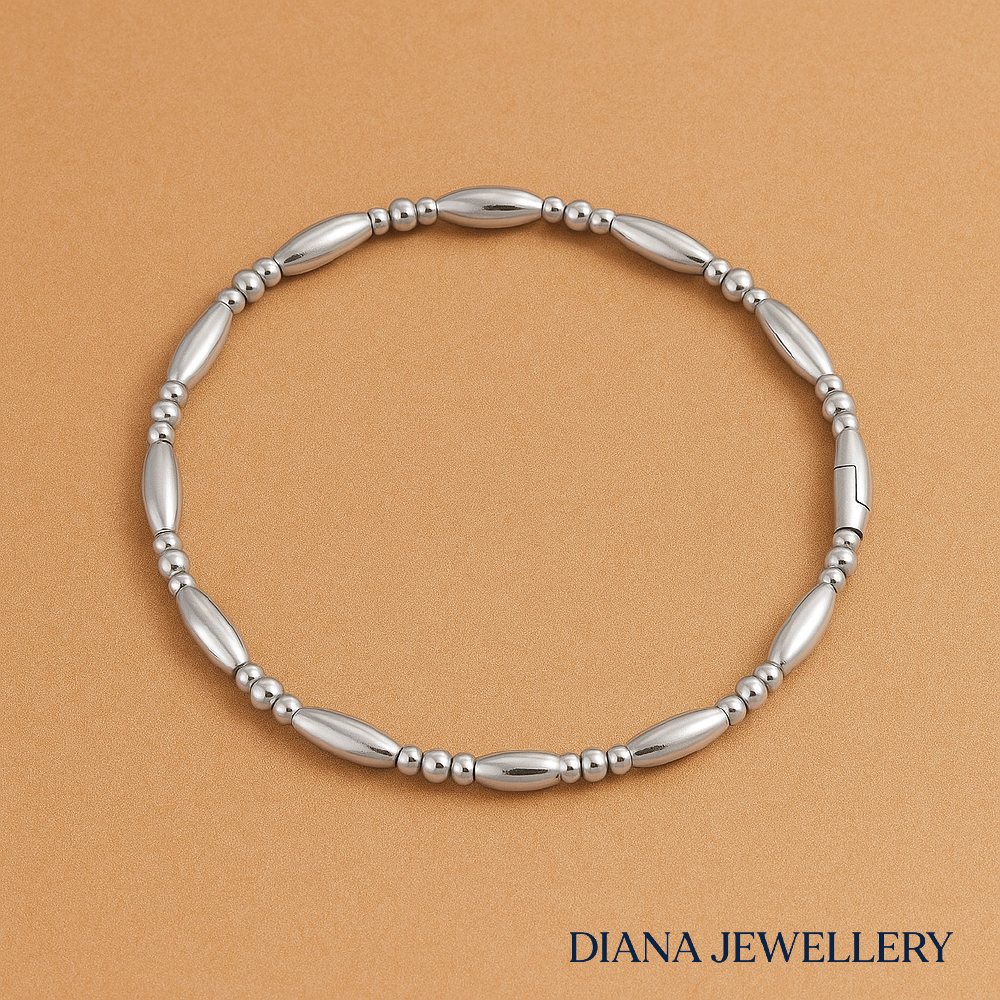 Lorena D'Amico | Elegant 16k White Gold Bracelet