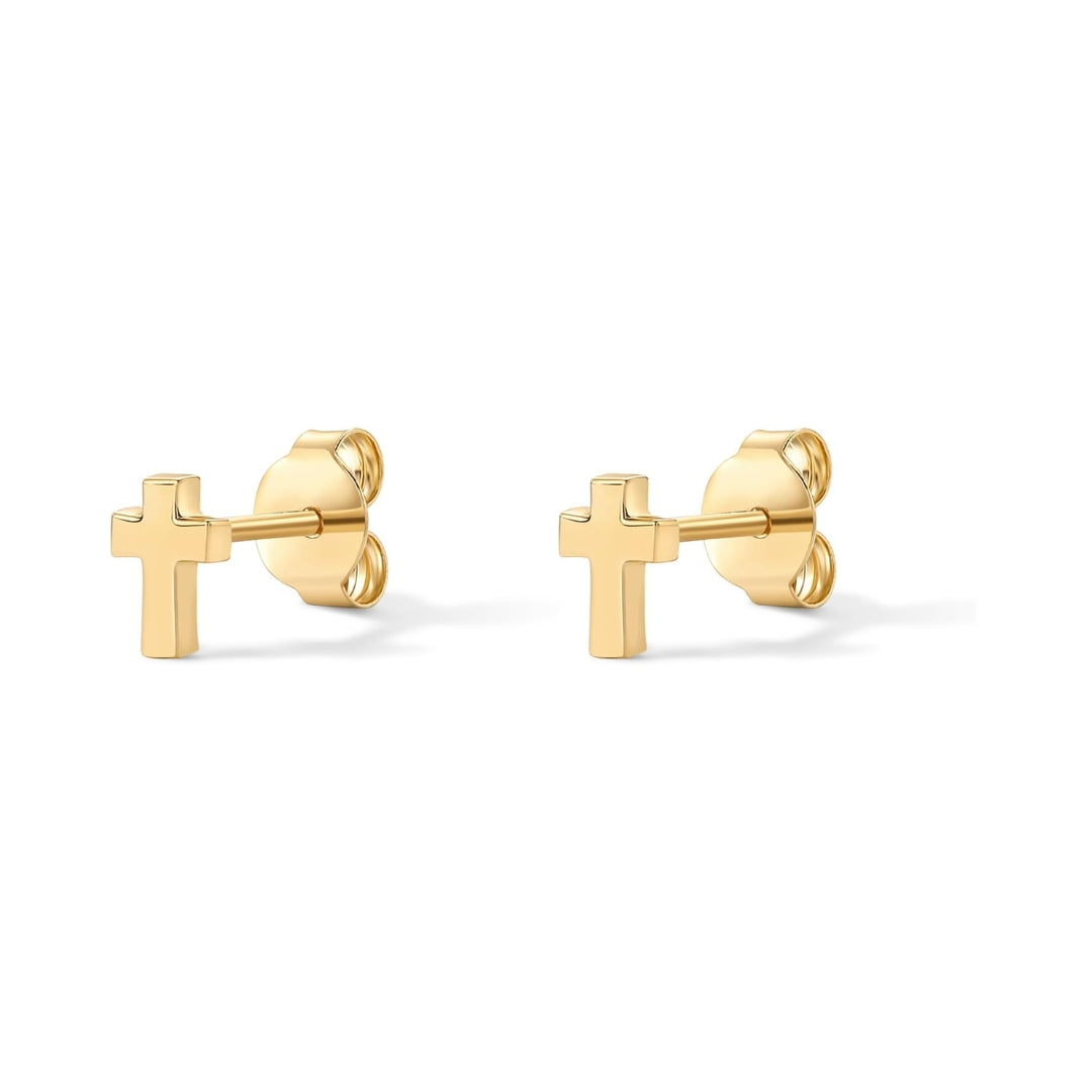 Slat Cross Earrings – Crafted for Sophisticated Style