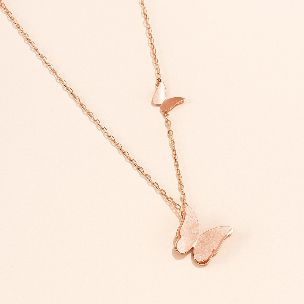 Lore Butterfly Pendant Necklace for Women