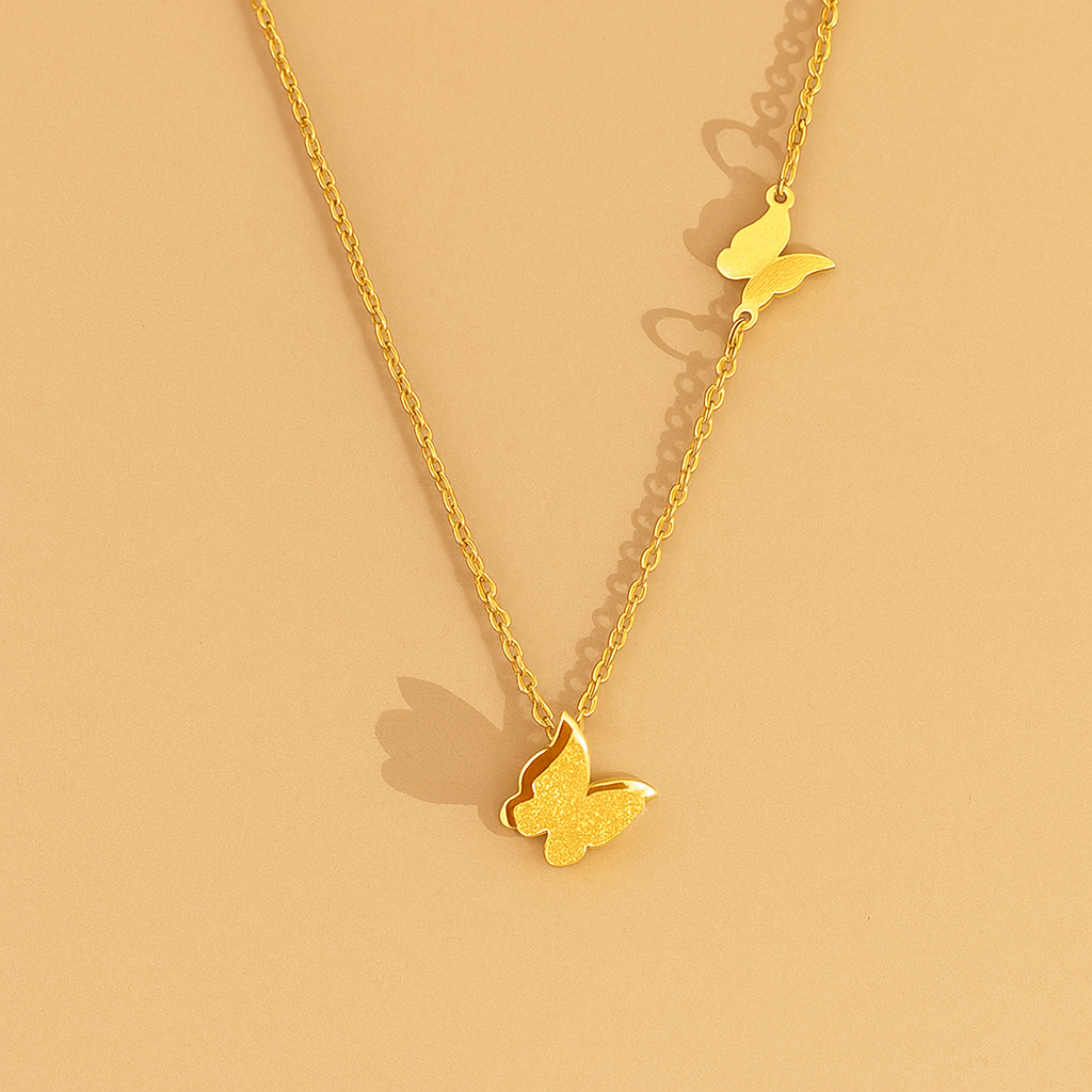 Lore Butterfly Pendant Necklace for Women