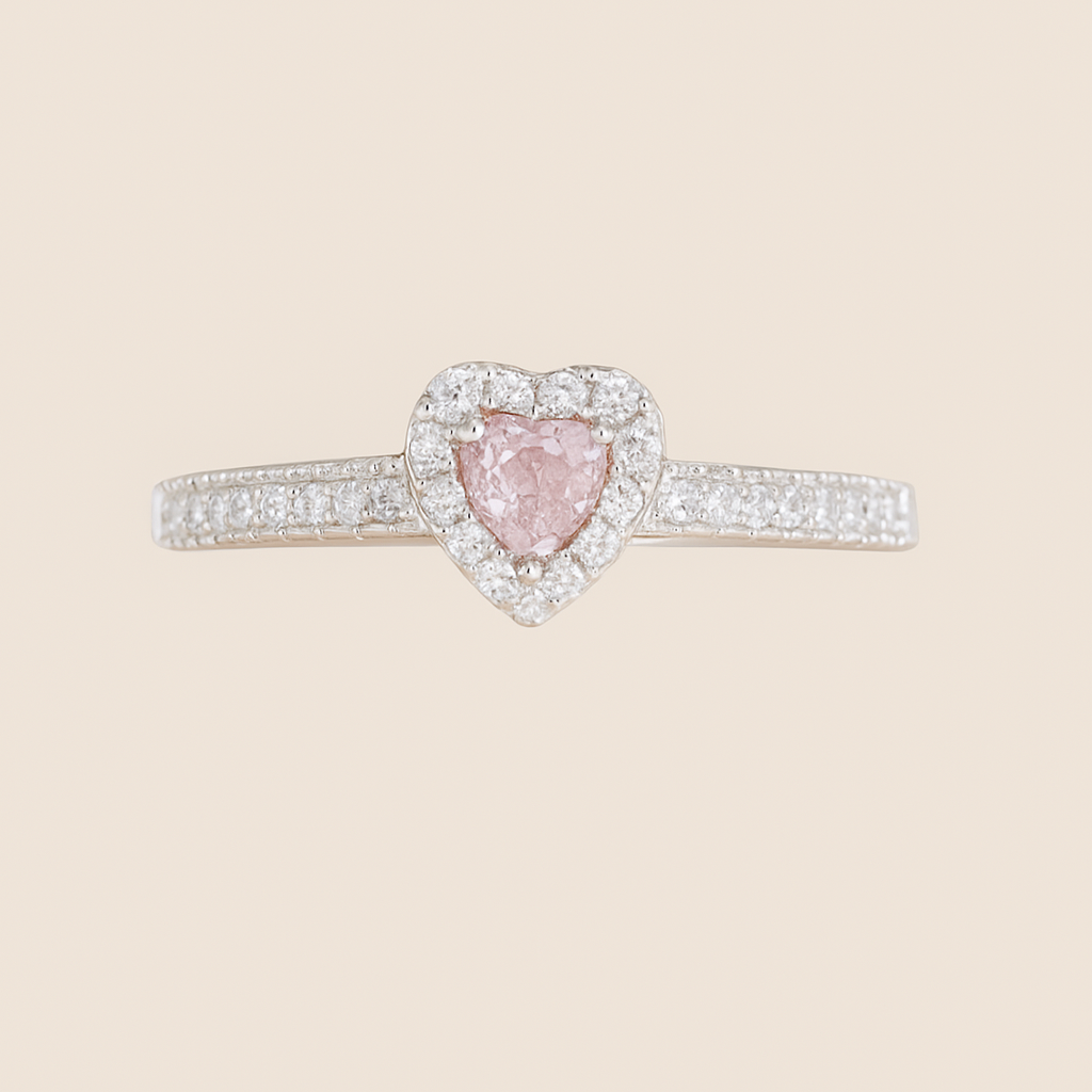 Luxury Heart-Shaped Cubic Zirconia Ring – Women's Promise