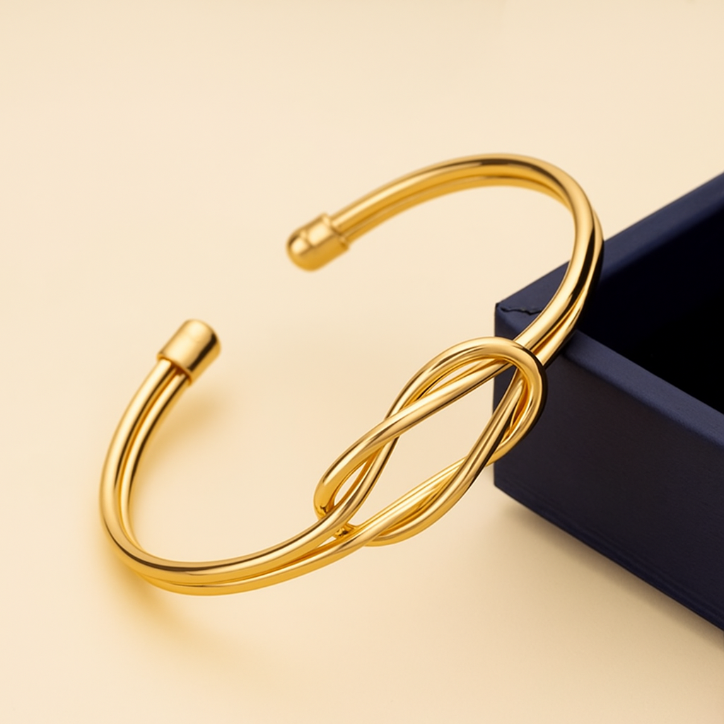 Trendy Wrap Design Open Bracelet – Stylish & Unique