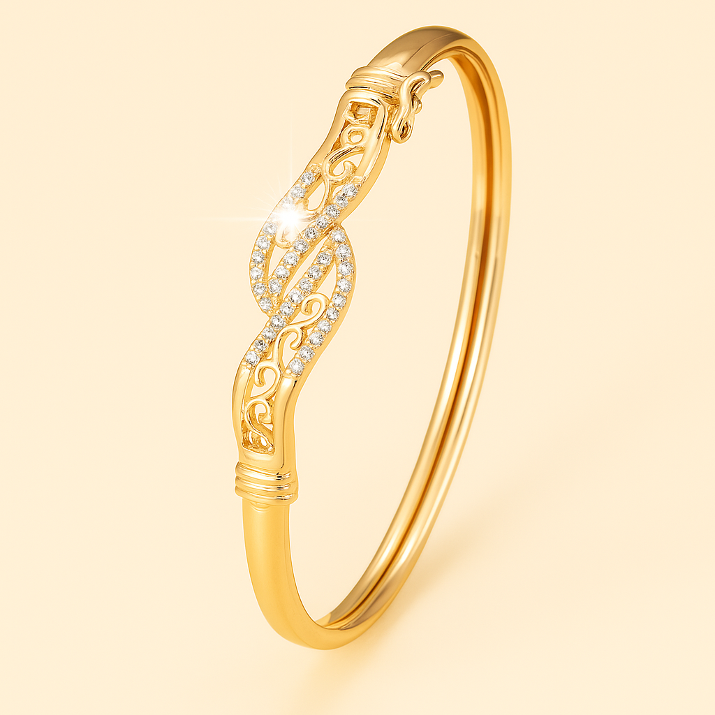 Vintage Style with Sparkling Zirconia for Women