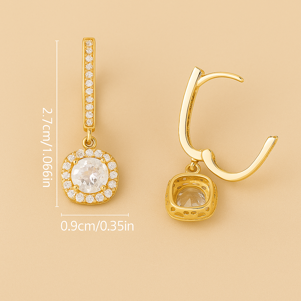 Luxurious Zircon-Inlaid Copper Bridal