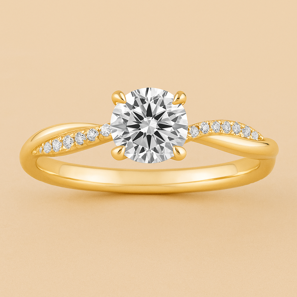 Le Jane – Sculpted Grace in 18k Gold