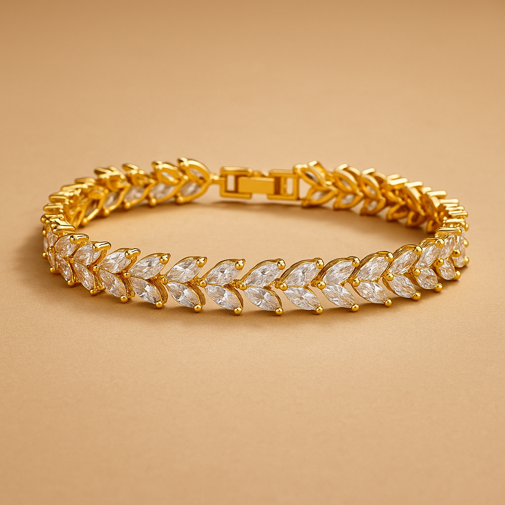 Nemorina Foliora | Elegant Bracelet in 18k Rose Gold