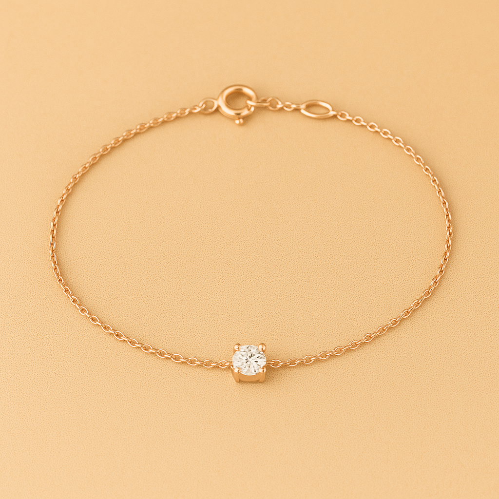 Cléa | Moissanite Bracelet in 14k Gold