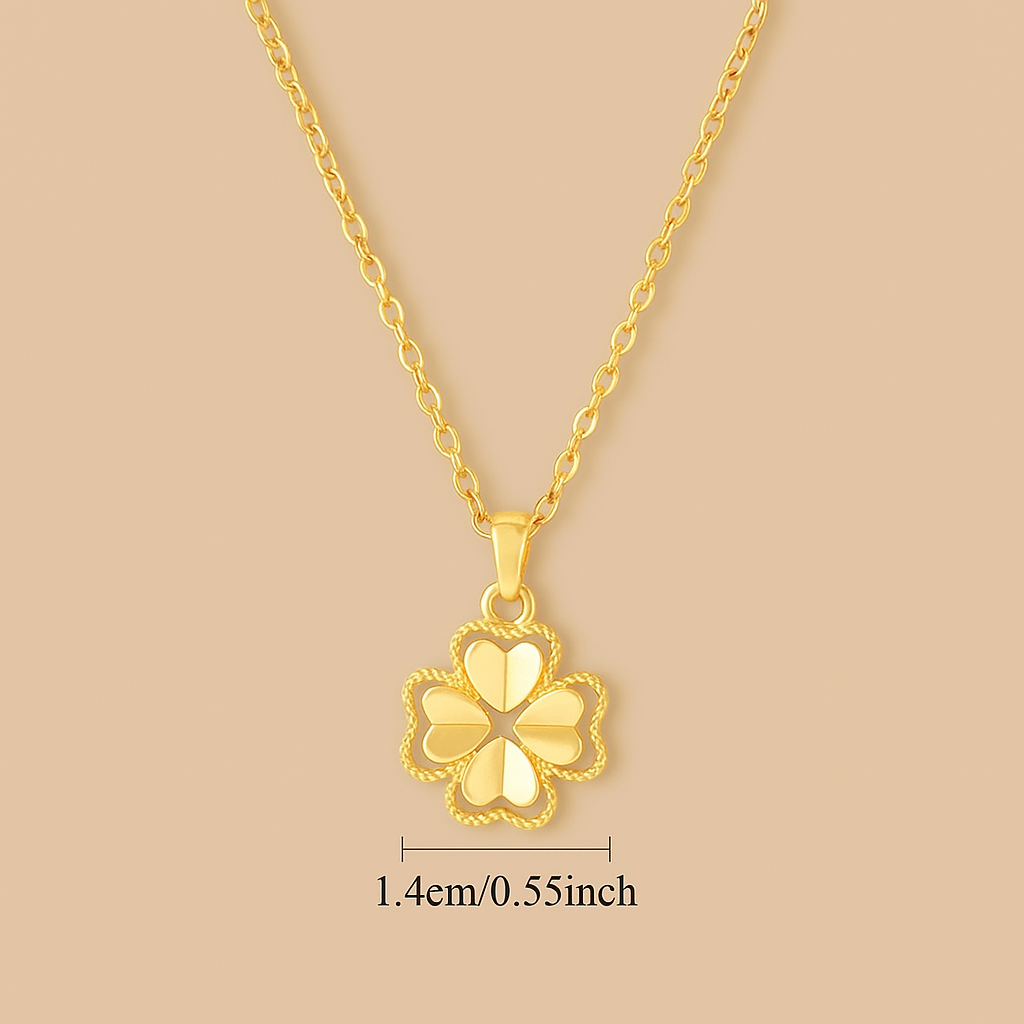 Gold Heart Necklace - Minimalist & Hypoallergenic