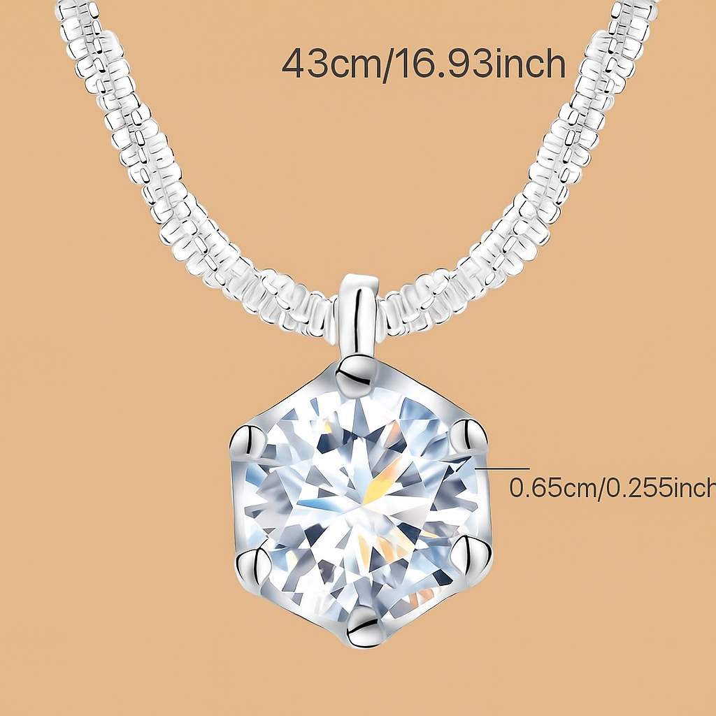 Ellie Eternity Necklace with Zirconia