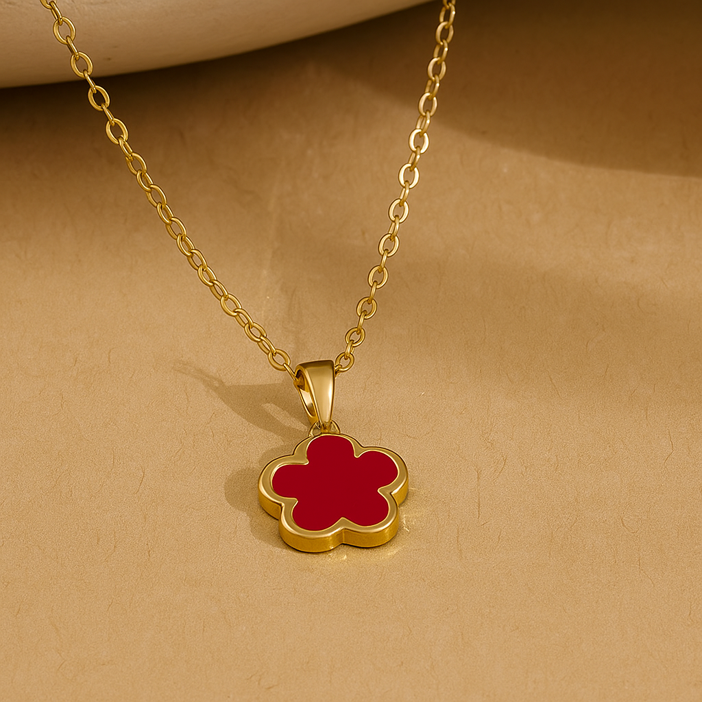Minimalist Floral Necklace