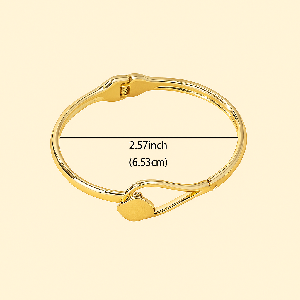 Minimalist 14K Gold-Plated Bracelet for Woman