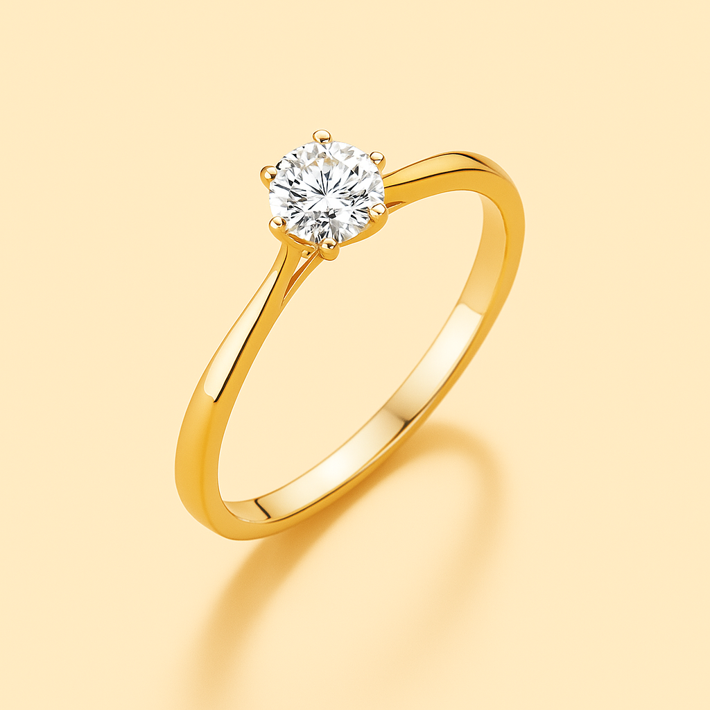Timeless Zirconia Engagement Ring
