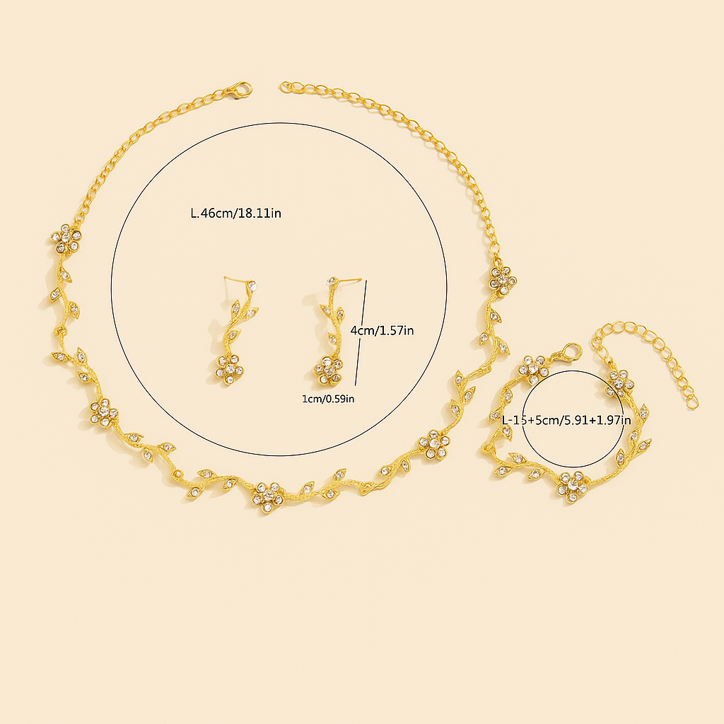 Luxury 3-Piece Jewelry Set