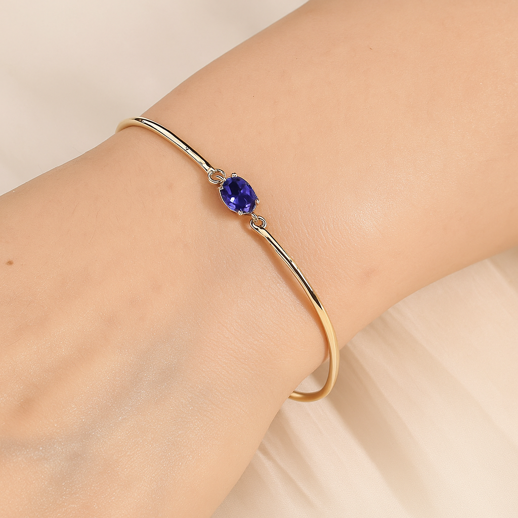 Elegant Oval Cubic Zirconia Bracelet for Women