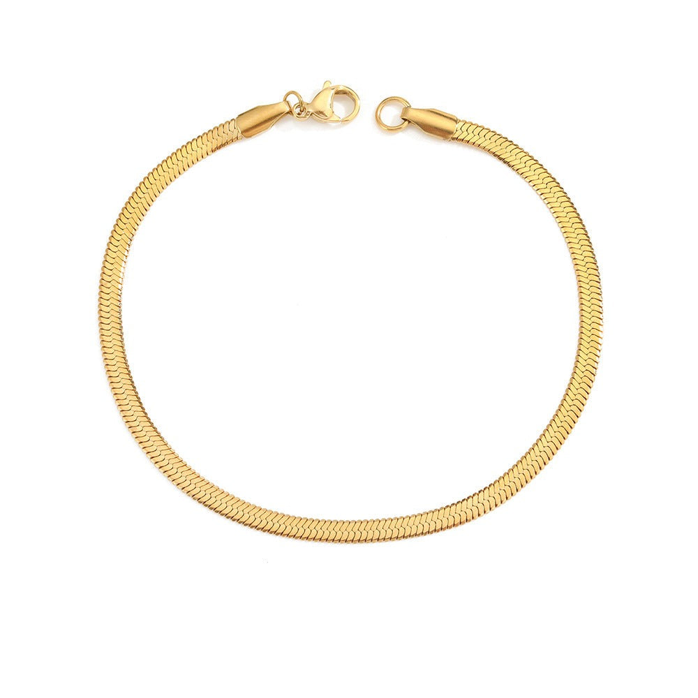 Stella Herringbone Necklace Bracelet