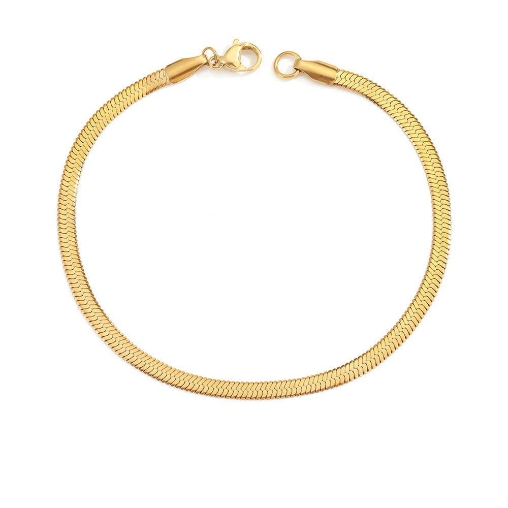 Stella Herringbone Necklace Bracelet