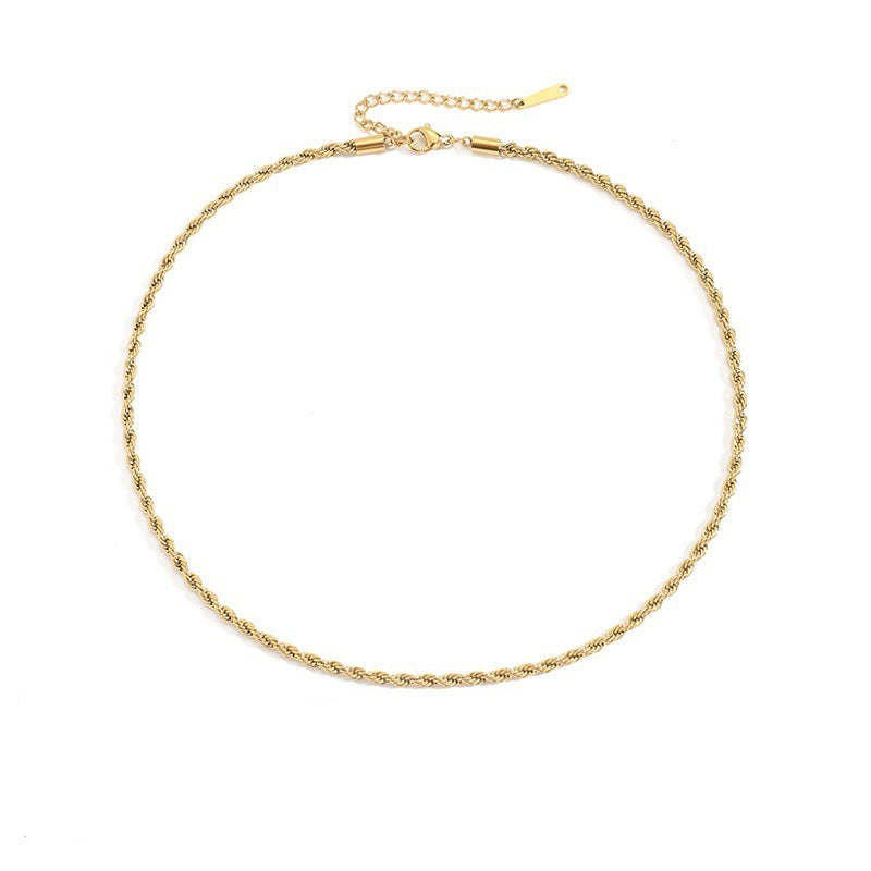 Olivia twisted necklace