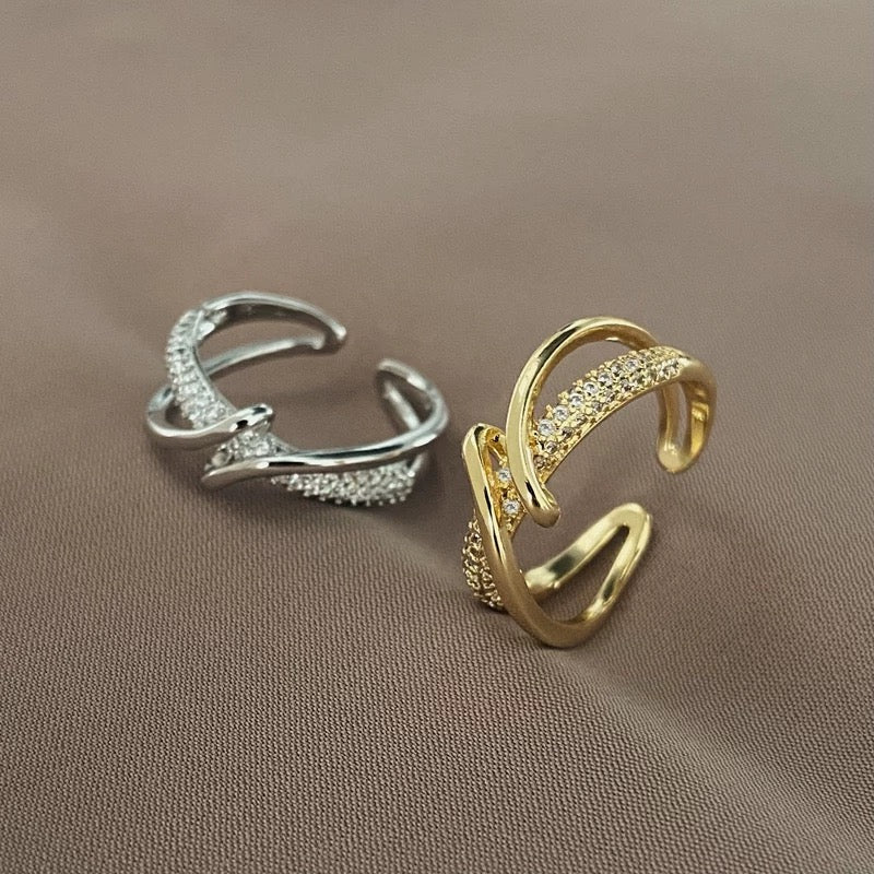 Personalized geometric adjustable ring