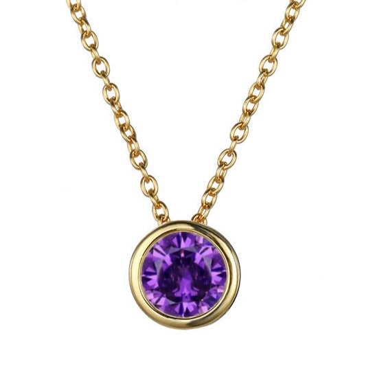 Lyra Spark: Timeless Birthstone Charm