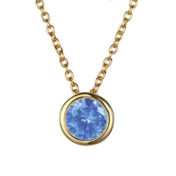 Lyra Spark: Timeless Birthstone Charm