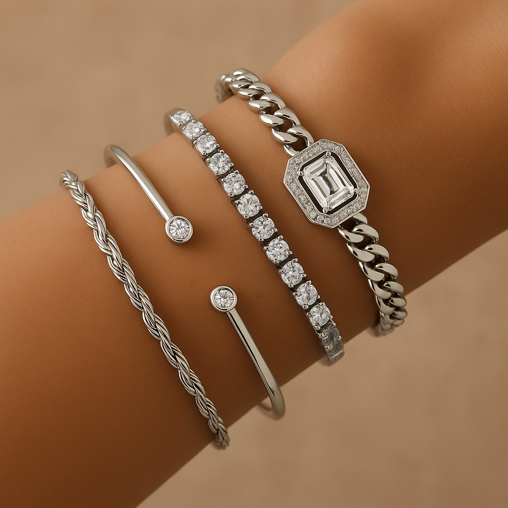 Domitia Calvina | 18k Gold Bracelet Set