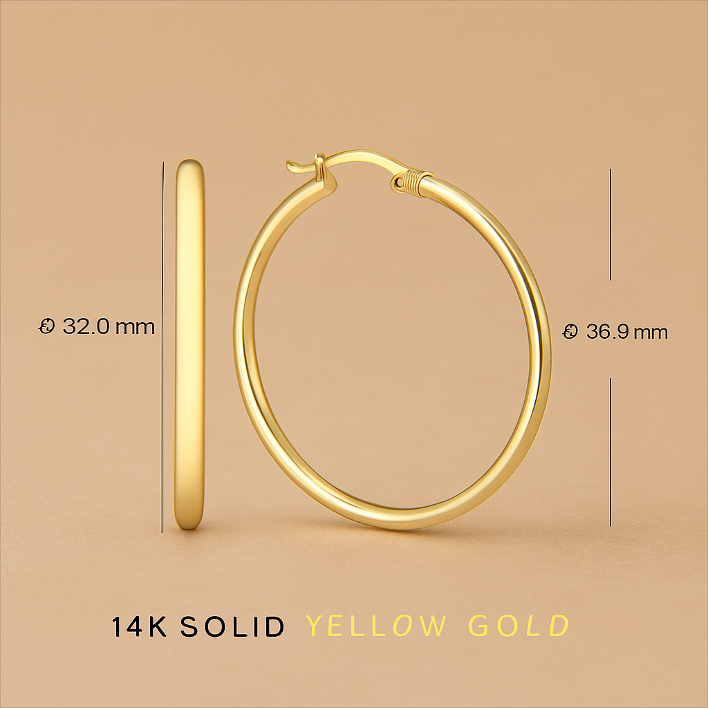 Noa Serane Earrings in 14k Gold