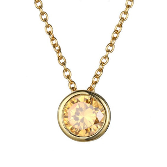 Lyra Spark: Timeless Birthstone Charm