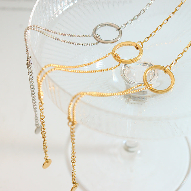 Luria Luxe: Gold-Plated Hoop Bracelet