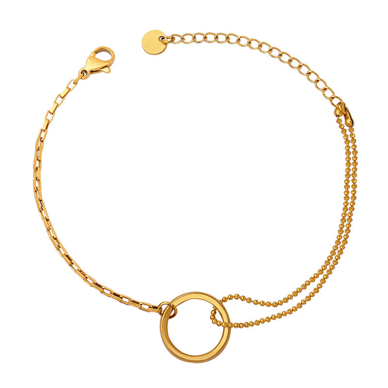 Luria Luxe: Gold-Plated Hoop Bracelet