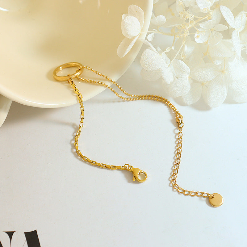 Luria Luxe: Gold-Plated Hoop Bracelet