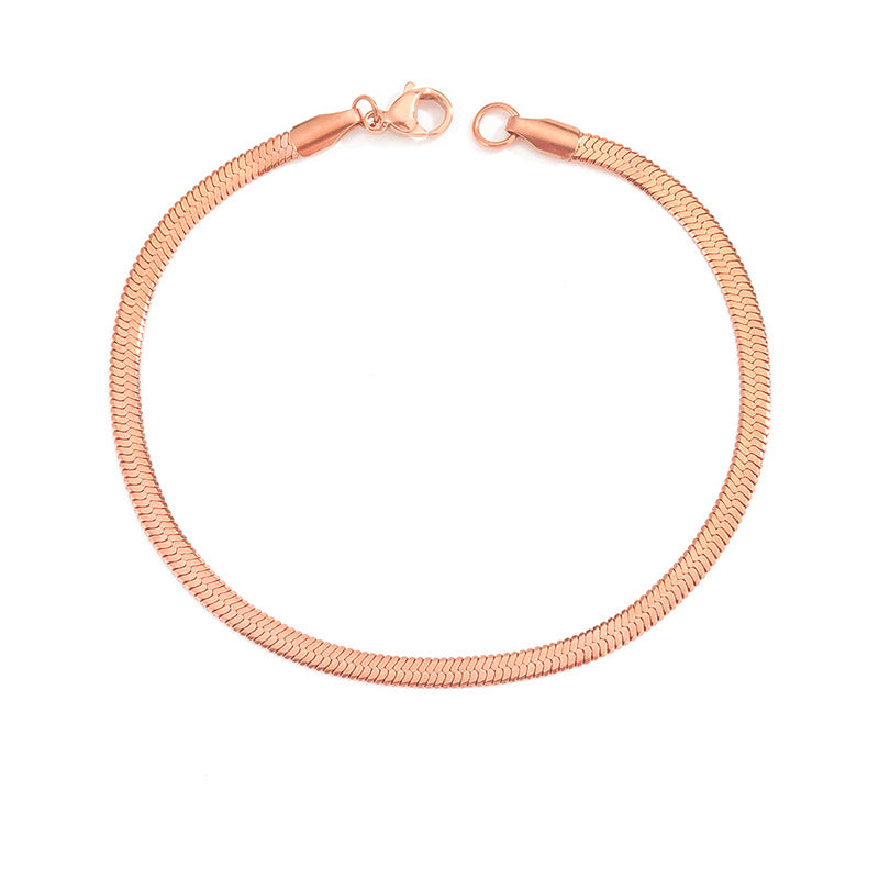 Stella Herringbone Necklace Bracelet
