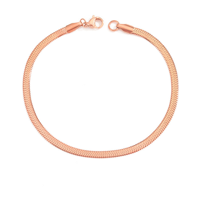 Stella Herringbone Necklace Bracelet