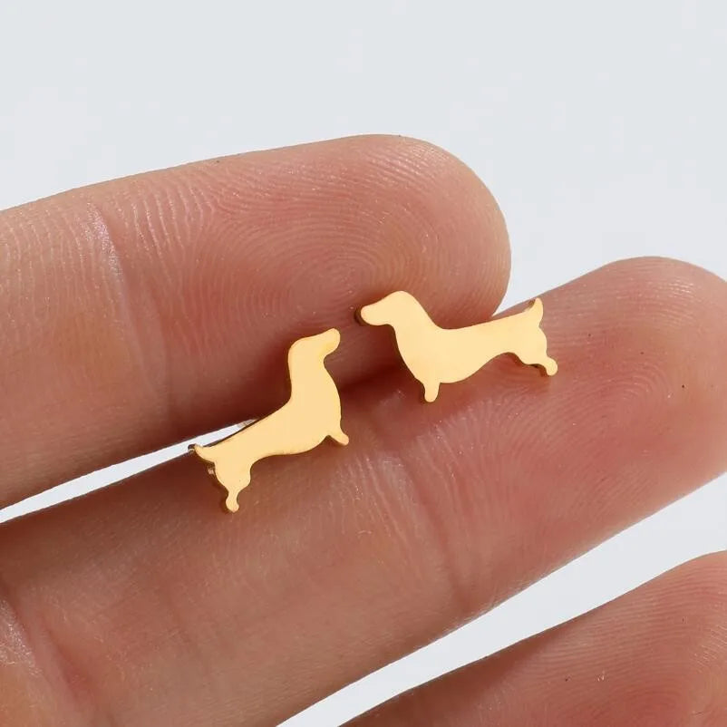Dachshund Stud Earrings - Uthman