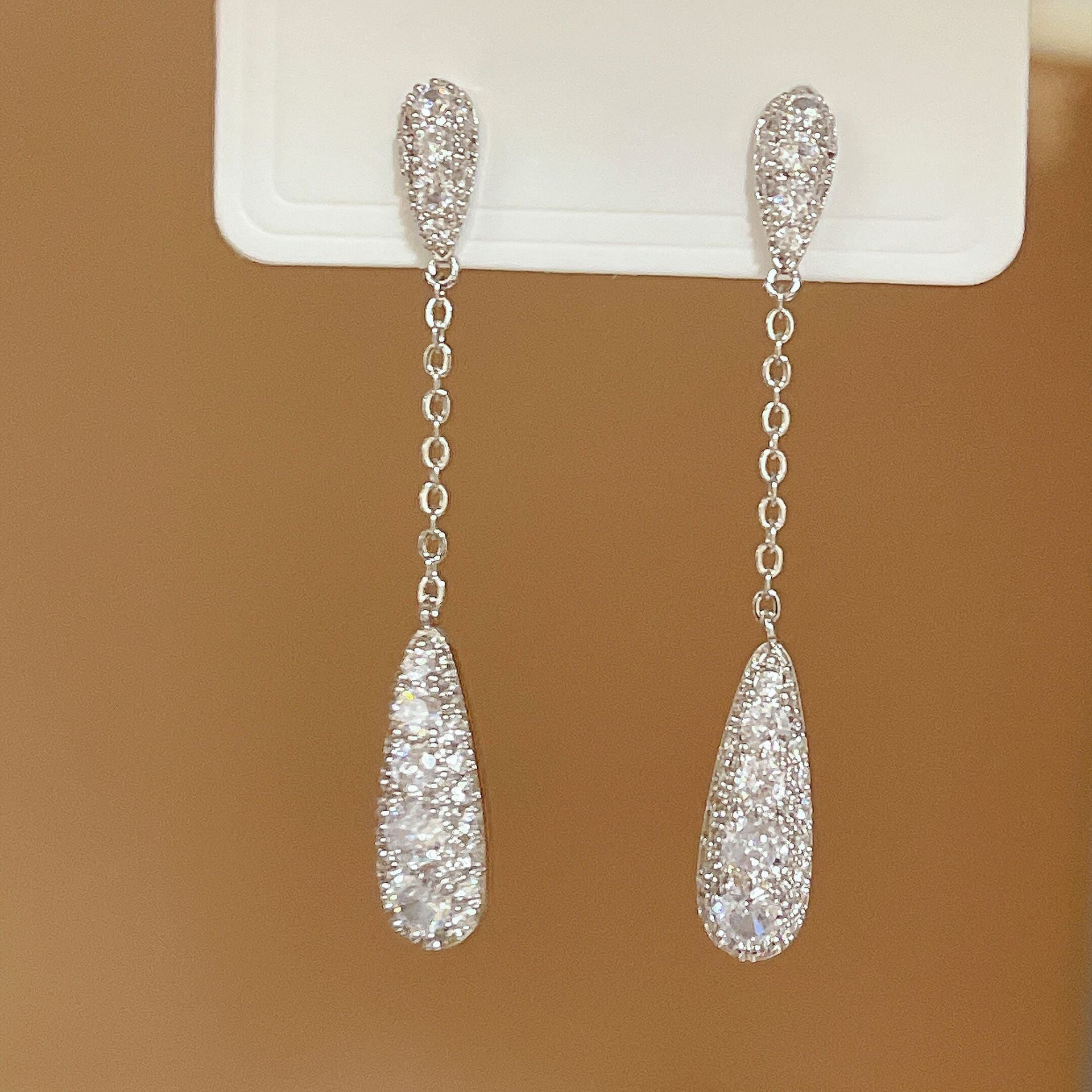 Water drop earrings