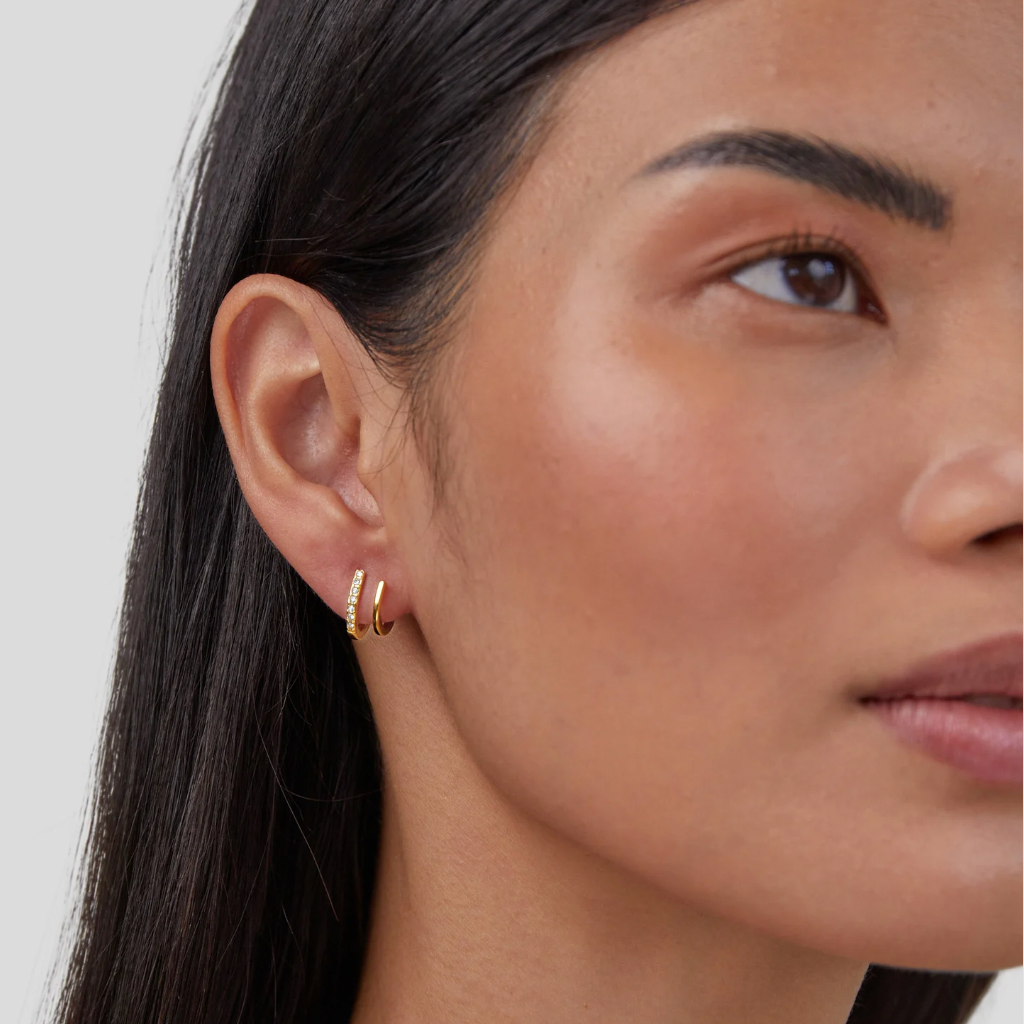 Crystal Earrings with Prong Setting