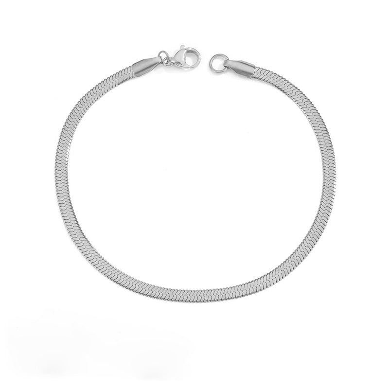 Stella Herringbone Necklace Bracelet