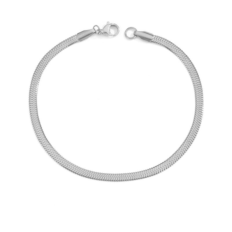 Stella Herringbone Necklace Bracelet