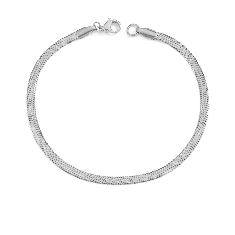 Stella Herringbone Necklace Bracelet