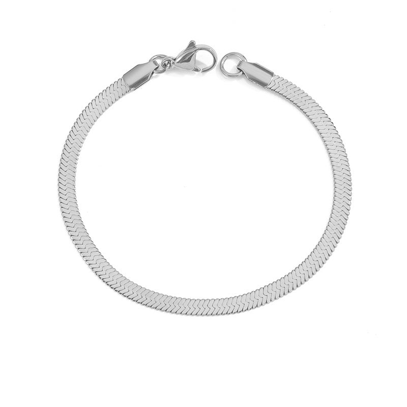 Stella Herringbone Necklace Bracelet