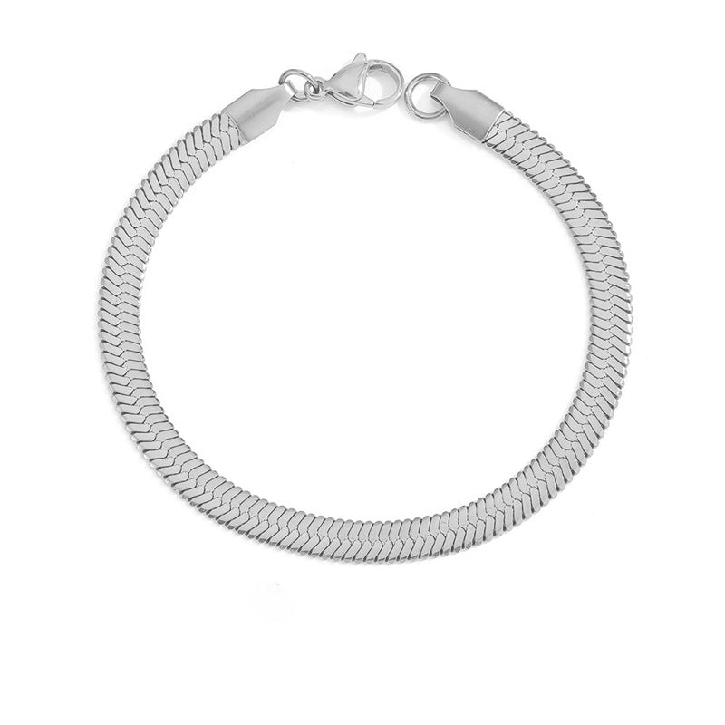 Stella Herringbone Necklace Bracelet