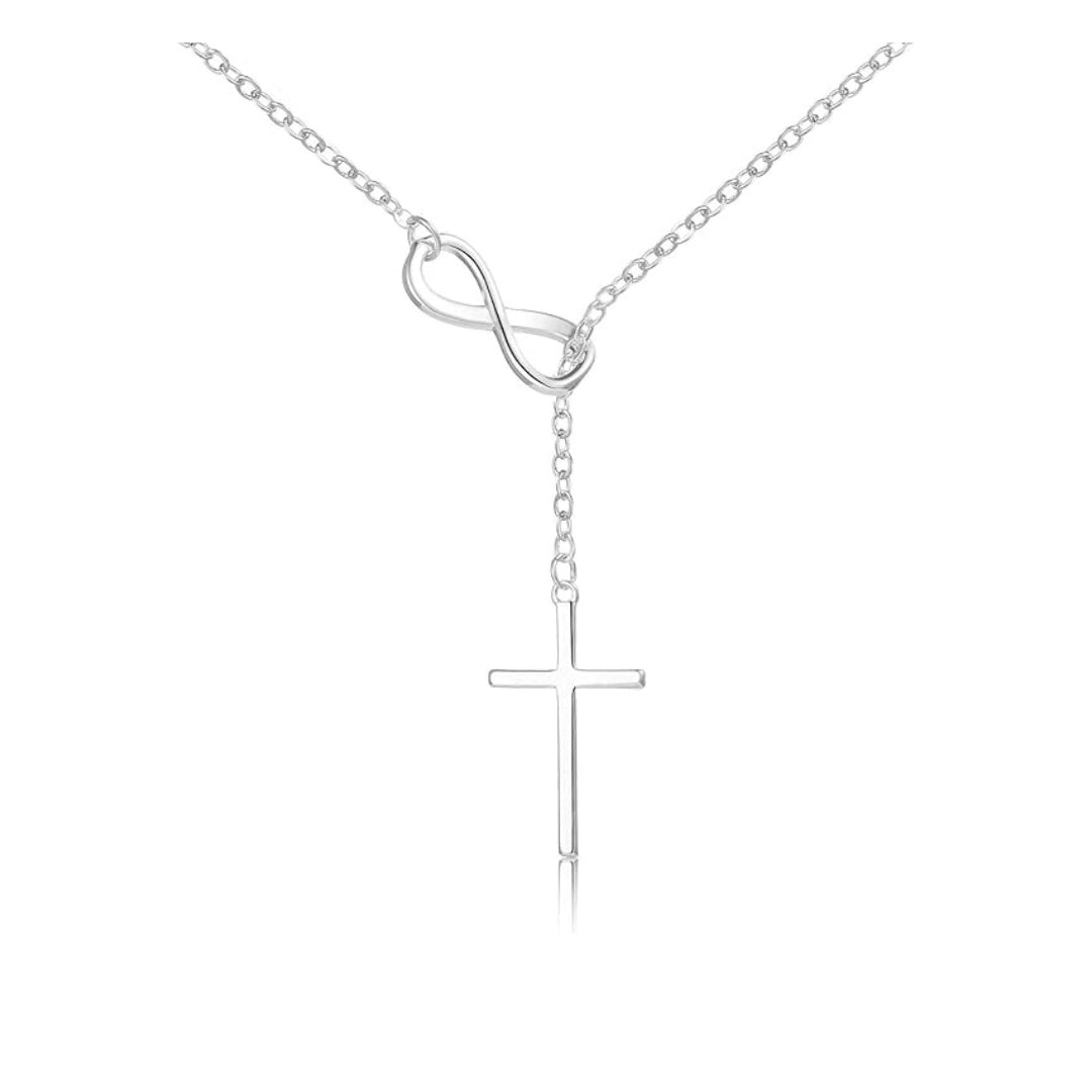 Stracka Infini Cross Necklace