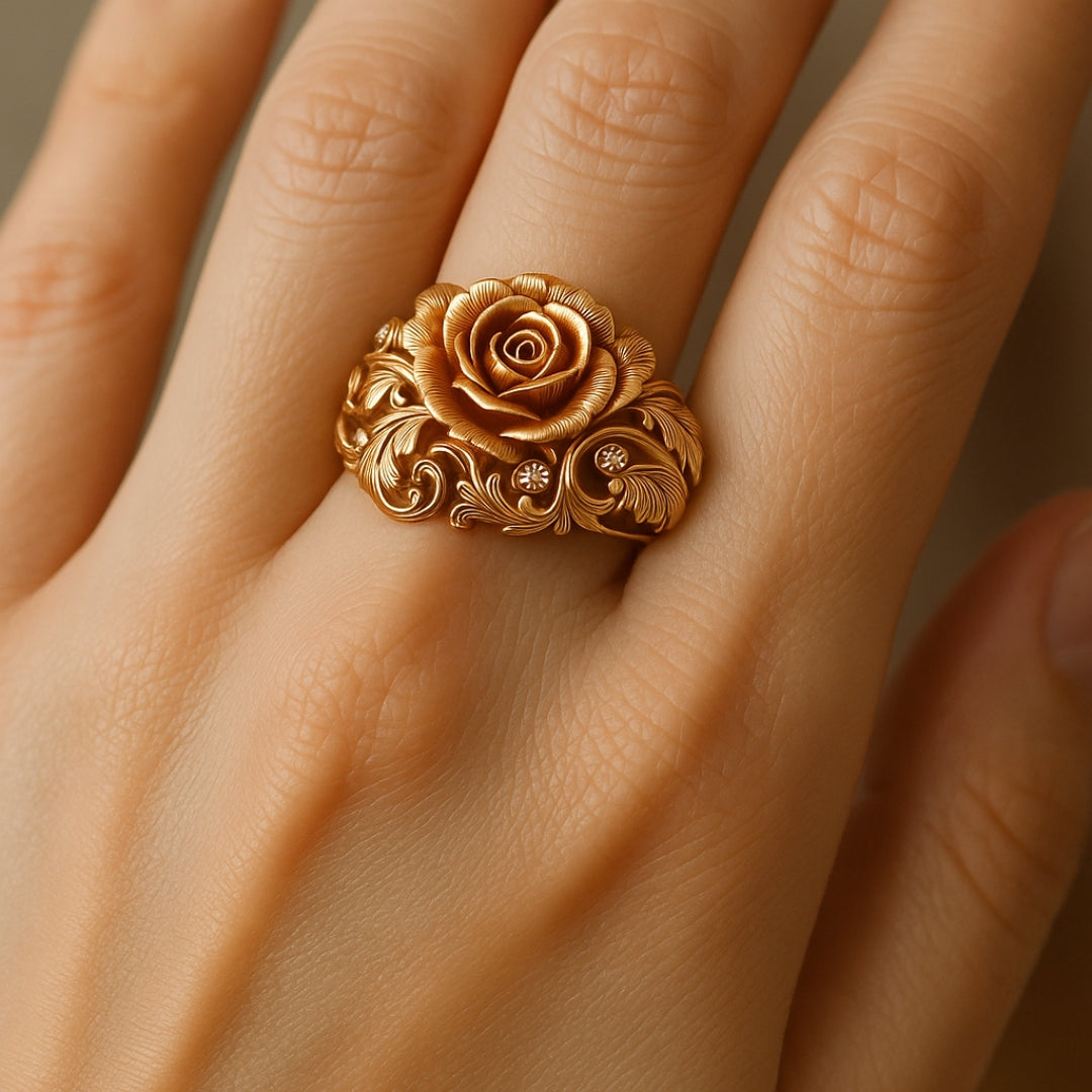 Golden Bloom Ring